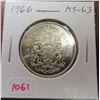 Image 1 : 1966 Canadian Silver 50 Cents. MS-63.