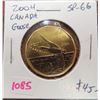 Image 1 : 2004 Canada Goose Loonie Dollar. This coin was only available in Specimen sets. Specimen-66.