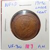 Image 1 : Newfoundland. 1917c Large Cent. The only Newfoundland cent minted in Ottawa during World War I. VF-3
