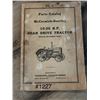 Image 1 : Parts book: 1928 Tractor - {arts Catalog 10 - 20 HP gear Drive tractor - IHC