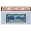 Image 2 : 1954 BCS certified Canada five dollar bank note AU58