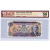 Image 1 : 1971 BCS certified Canada ten dollar bank note AU58