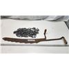 Image 1 : Antique hay knife saw & chain