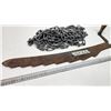 Image 2 : Antique hay knife saw & chain