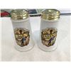 Bueno San Remo Italia vintage salt and pepper shakers, 5 ½ " tall ceramic.  Himark, made in Taiwan.