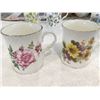 Image 3 : Set of 6 Royal Castle fine bone China tea or coffee mugs. 3 1/4" tall. Vintage 1959.  Exc. condition