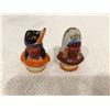 Vintage Native American salt & pepper shakers.  Marked Japan.