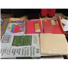 Image 2 : lot of file folders , stationary , files assorted office supplies