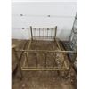 Image 1 : antique bed frame 48x75 antique size