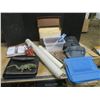Image 1 : office supplies, bags, linoleum, etc.