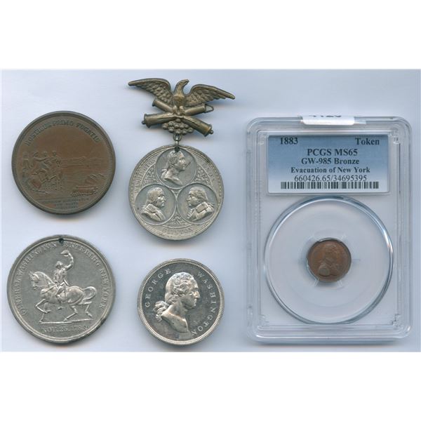 Gregory Medal Collection - Lot of 5