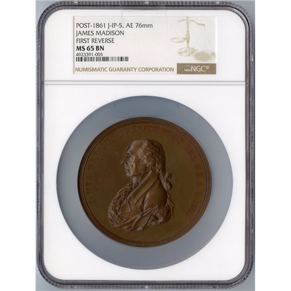 1809 James Madison Indian Peace Medal