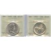 Image 1 : USA Silver Half Dollars - ICCS Graded Lot of 2