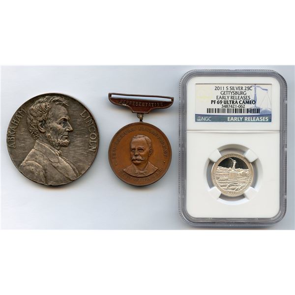 Gregory Medal Collection - Lot of 3