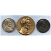 Image 1 : Abraham Lincoln Medals - Lot of 3