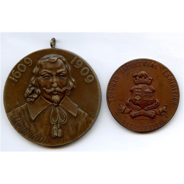 Champlain Medals - Lot of 2