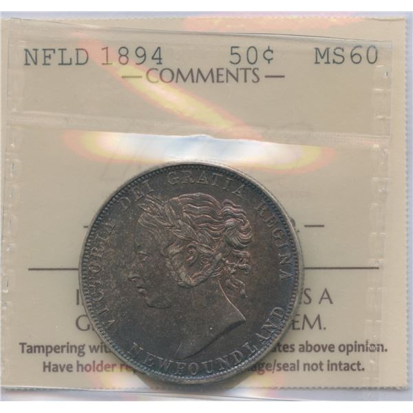 1894 Newfoundland Fifty Cents