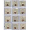 Image 2 : 1976 - 1986 One Cent - ICCS Graded Lot of 24 - Part 4