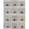 Image 2 : 1976 - 1986 One Cent - ICCS Graded Lot of 24 - Part 4