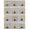 Image 1 : 1987 - 2003 One Cent - ICCS Graded Lot of 25 - Part 5