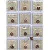 Image 2 : 1987 - 2003 One Cent - ICCS Graded Lot of 25 - Part 5