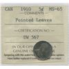 Image 1 : 1910 Five Cents - Pointed Leaves