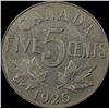 Image 2 : 1925 Five Cents