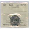 Image 1 : 1933 Five Cents