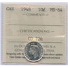 Image 1 : 1948 Ten Cents