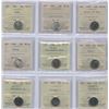 Image 2 : 1956 - 1968 Ten Cents - ICCS Graded Lot of 21