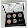 Image 1 : Canada 2016 $20, 1 oz. Fine Silver Coloured 5-Coin Set - Landscape Illusion