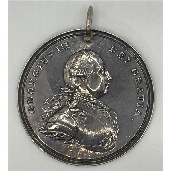 (1776-1820) George III Indian Peace Medal.