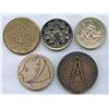 Image 1 : Dora de Pedery-Hunt Medal - Lot of 4 + Wood