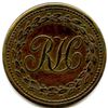 Image 2 : Br 991 RH (Richard Hurd) 1812 Farthing Token.