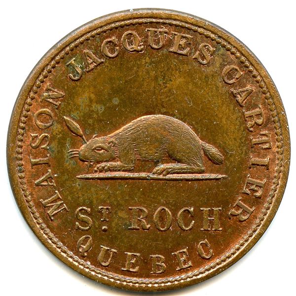 Br 571, Jacques Cartier, St. Roch token varieties - Lot of 3