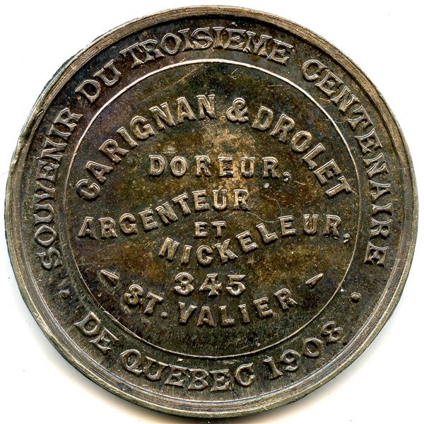 Samuel de Champlain Anniversary Tokens - Lot of 3