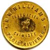 Image 1 : R.W. Williams Post-Confederation Quebec Tokens  - Lot of 2