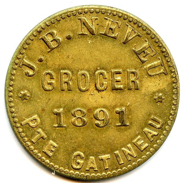 J.B. Neveu Quebec Tokens - Lot of 2