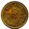 Image 2 : A. LaBelle Post-Confederation Hull Quebec Tokens - Lot of 4