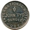 Image 1 : John Tyo International Hotel Tokens Dundee Quebec - Lot of 2