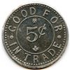 Image 2 : John Tyo International Hotel Tokens Dundee Quebec - Lot of 2