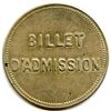 Image 4 : Nap. Taylor Billet D'Admission Post-Confederation Ottawa Ontario Tokens - Lot of 2