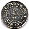 Image 1 : Br 845. I.C. Fell & Co. Advertising Token. Toronto