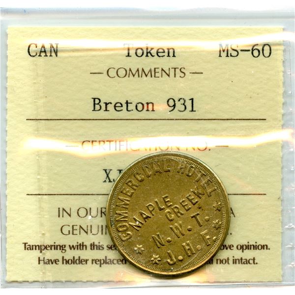 Post-Confederation British Colombia Tokens - Lot of 2
