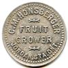 Image 1 : C.M. Honsberger, Jordan Station, Ont. Fruit Picker Tokens, McColl 731 - Lot of 2