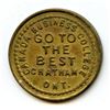 Image 11 : Canada Business College, Chatham Ontario Tokens, McColl 313 - Lot of 6