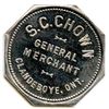 Image 1 : S.C. Chown, Clandeboye, Ontario Tokens, McColl 356 - Lot of 4