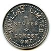 Image 11 : Maylor, Forest, Ontario Merchant Tokens - Lot of 7