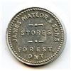 Image 7 : Maylor, Forest, Ontario Merchant Tokens - Lot of 7