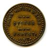 Image 9 : Maylor, Forest, Ontario Merchant Tokens - Lot of 7